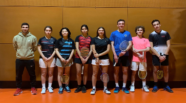équipe badminton